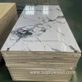 High Gloss Pet Coated Melamine MDF Marble Color UV Sheet